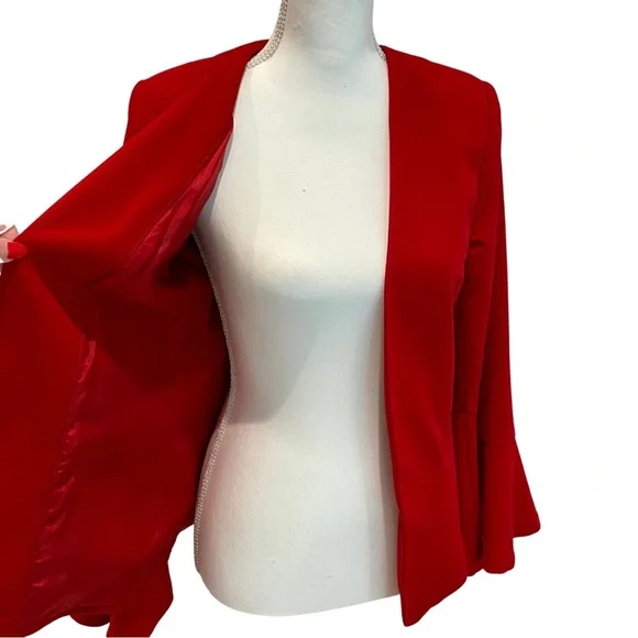 Worthington Red Blazer flare open - Picture 9 of 13